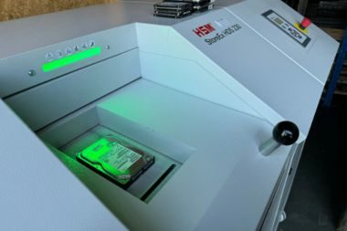 on-site data destruction